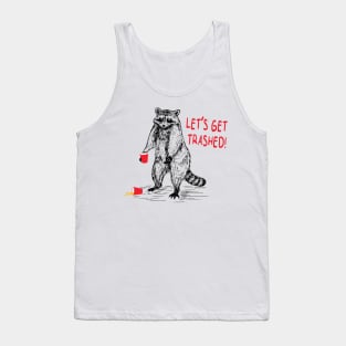 TRASHED RACCOON Tank Top